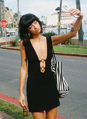 Steward Mini Dress Black